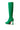 Detail View Zero Gravity Mid Calf Knit Stiletto Heel Boot In Green