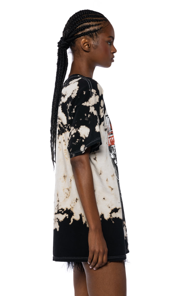 Detail View Ziggy Stardust Vintage Print Band Tee