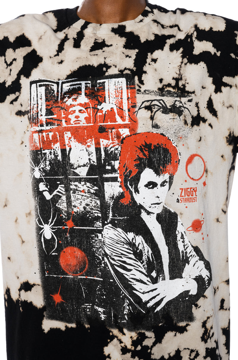 Extra View Ziggy Stardust Vintage Print Band Tee