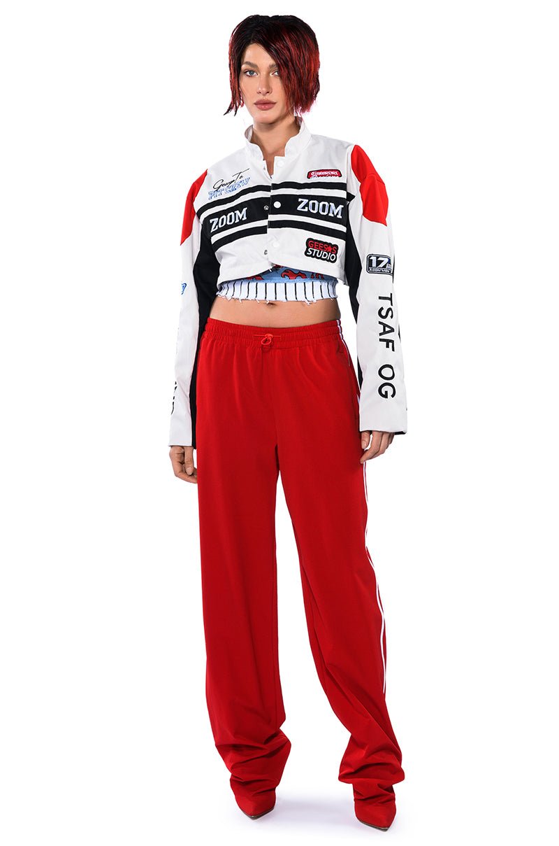 ZOOM ZOOM TWO IN ONE BOMBER SKIRT SET – AKIRA