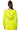 Extra View Zumi Cropped Wrap Front Hoodie In Lime