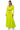 Side View Zumi Maxi Skirt In Lime