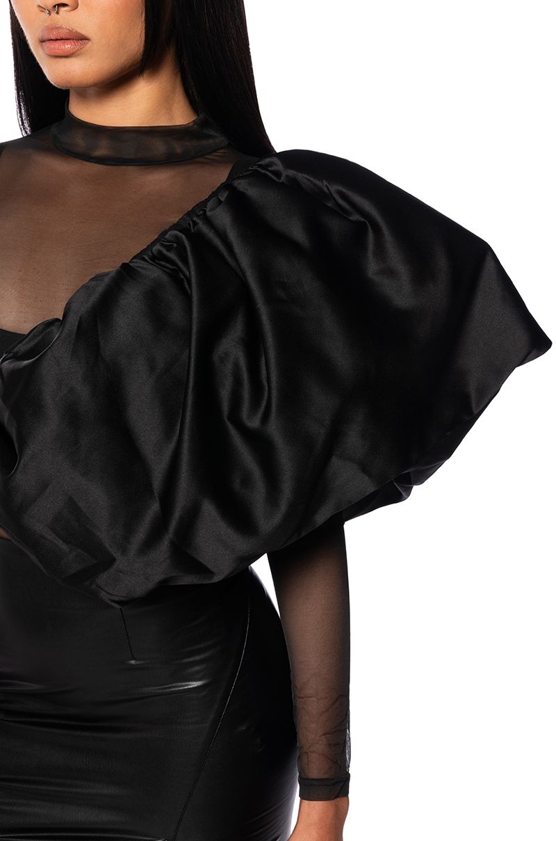 Bianca Rhinestone and Pearl Mesh Bodysuit in Black – Basic and Company