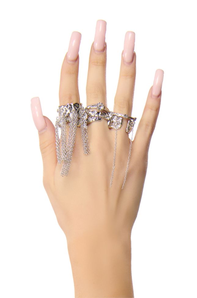 Front View Drippin In Style Ring Set