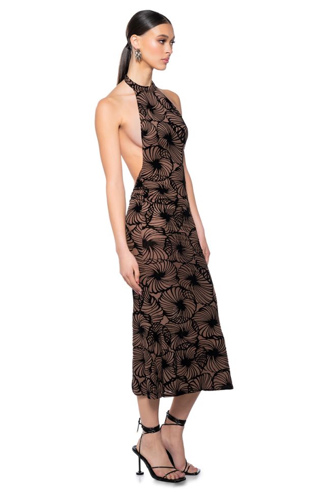 Side View Eberly Floral Maxi Dress