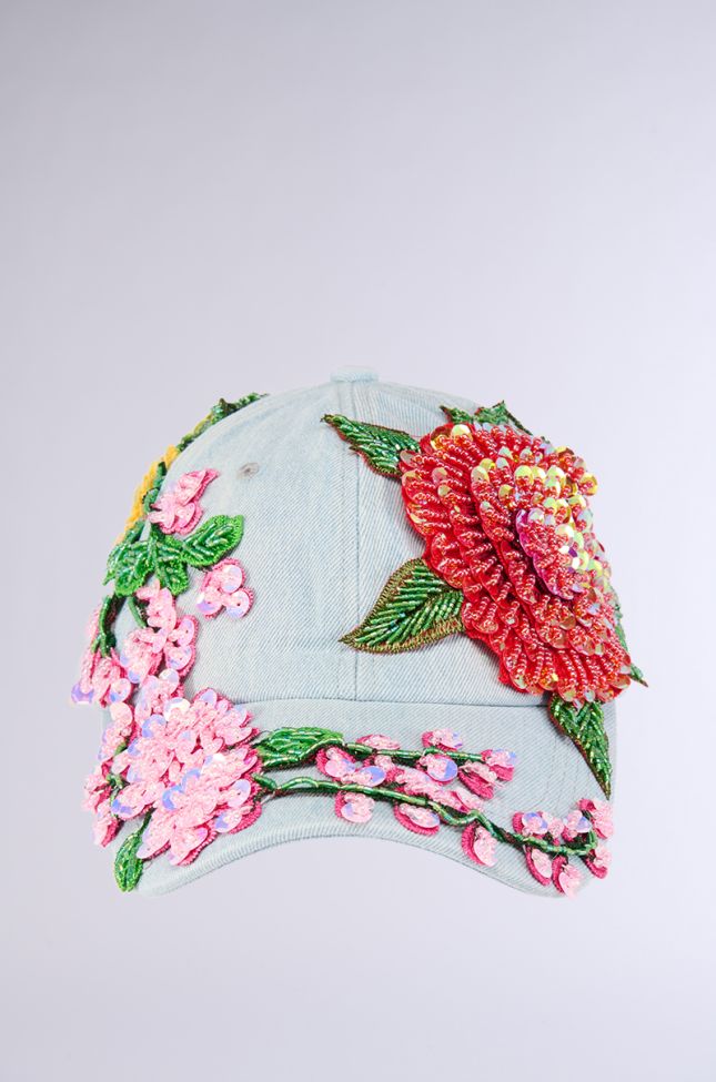 Extra View Epic Garden Embellished Patch Hat