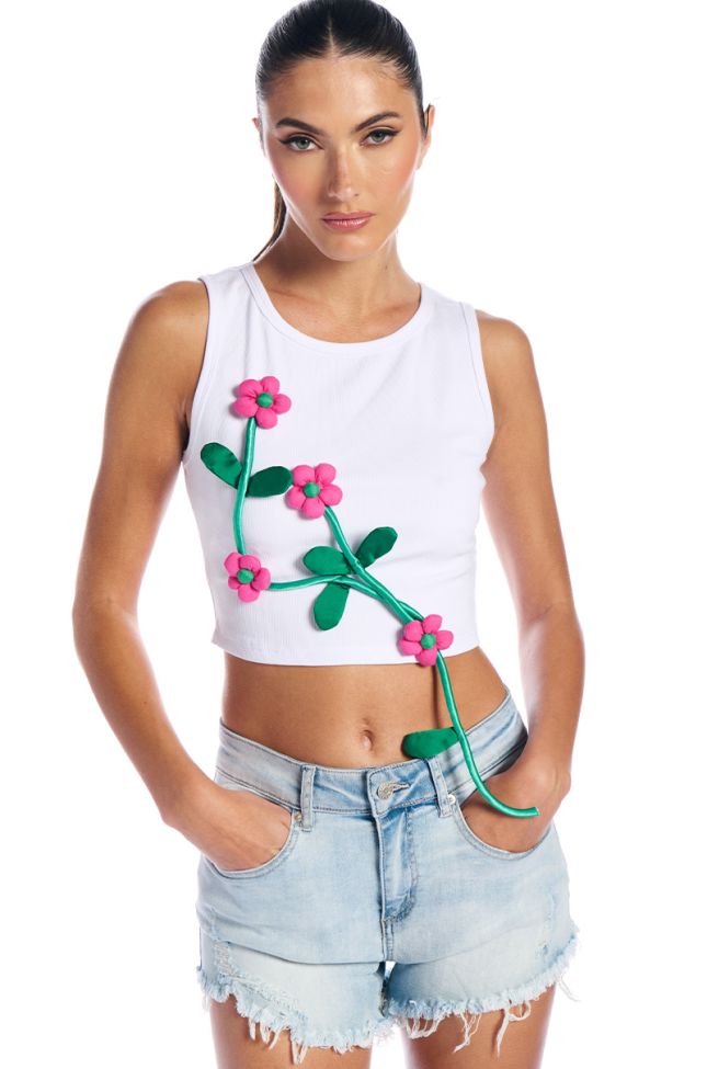 Front View Flower Girl Tank
