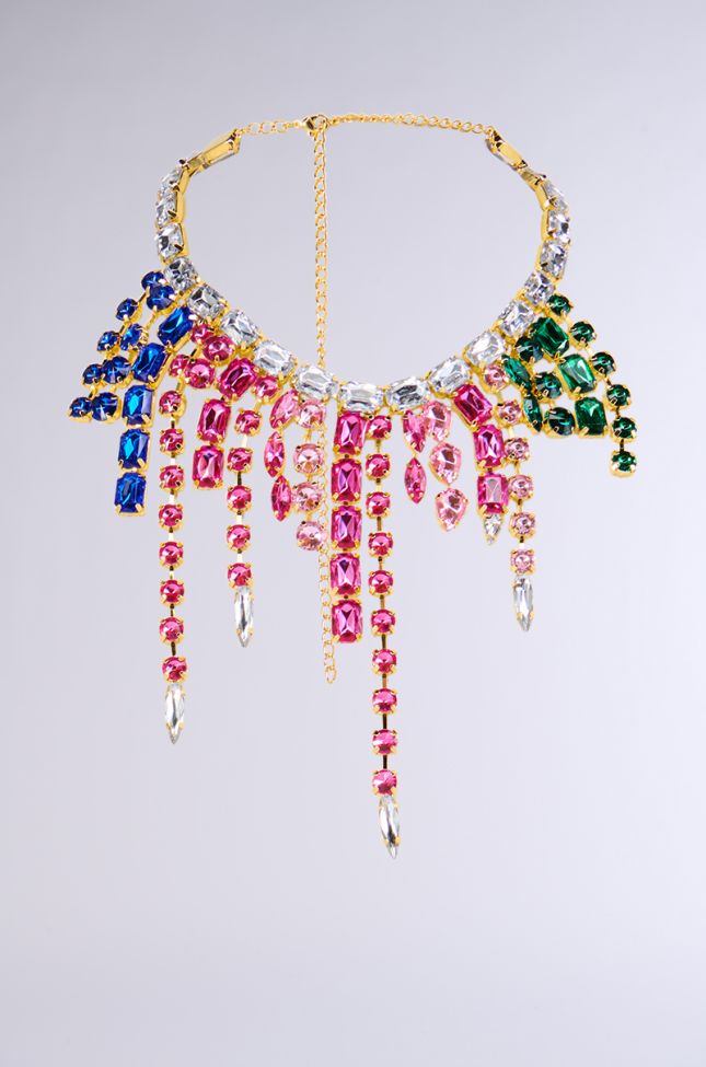 Side View Hot Nights Statement Necklace