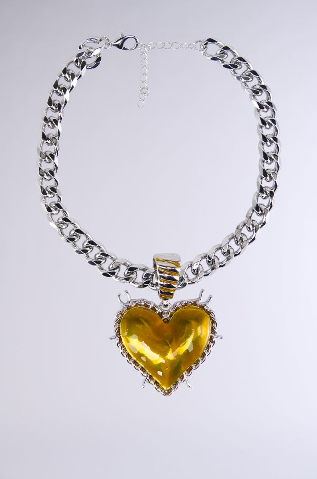 Side View Love You Pendant Necklace