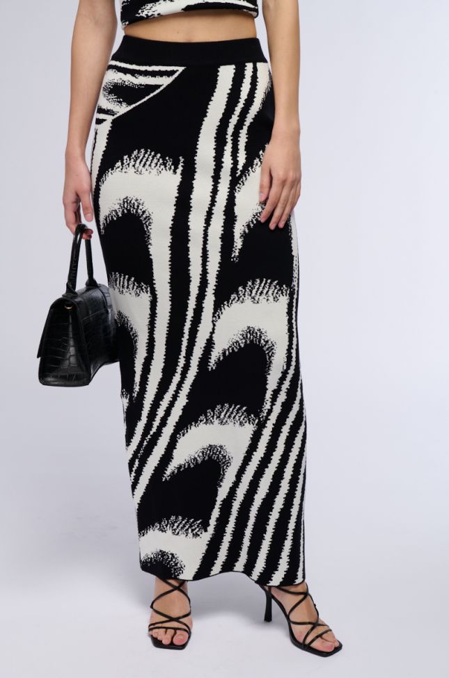 Front View Making My Head Spin Maxi Skirt
