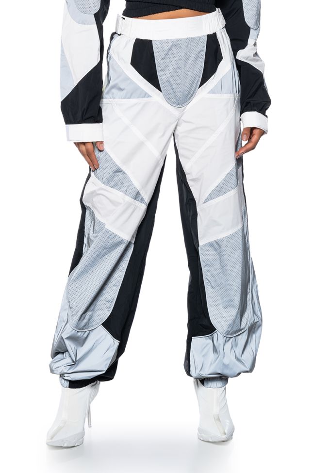 Front View Means Business Nylon Jogger Pant