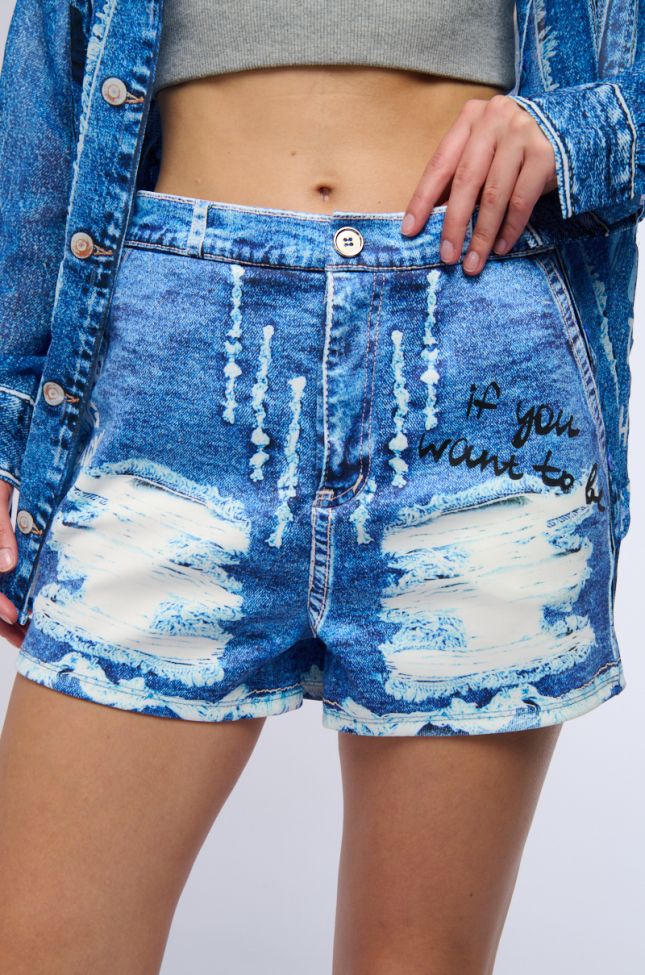 Extra View One Of Us Denim Shorts