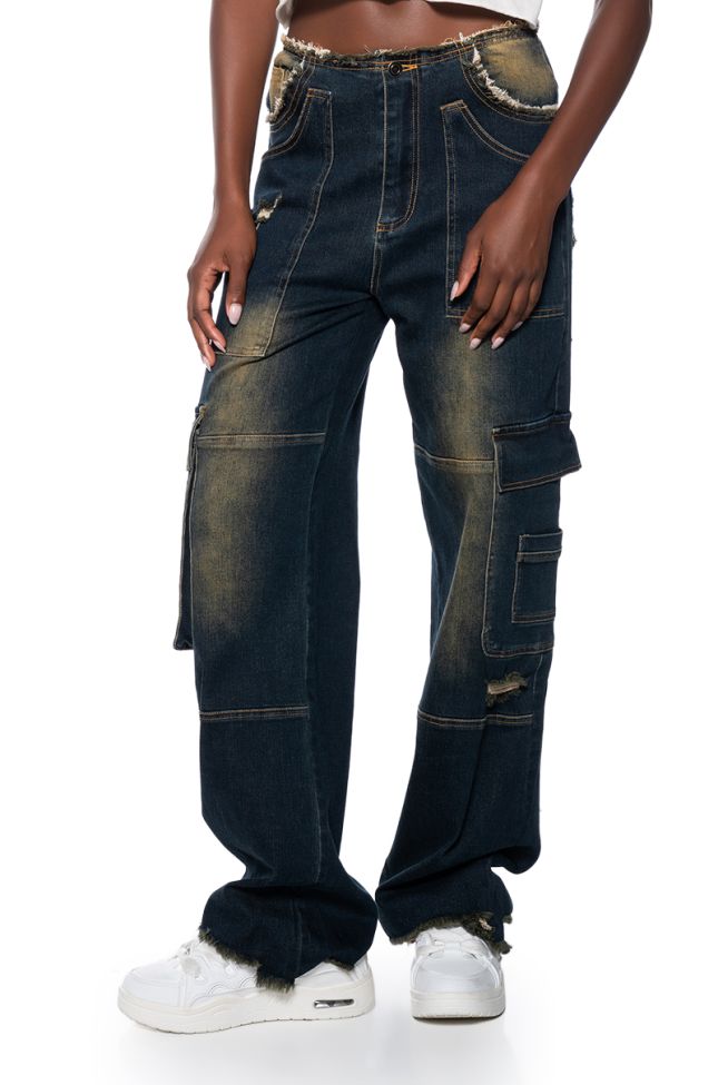 Front View Paris Lived Relaxed Fit Jeans