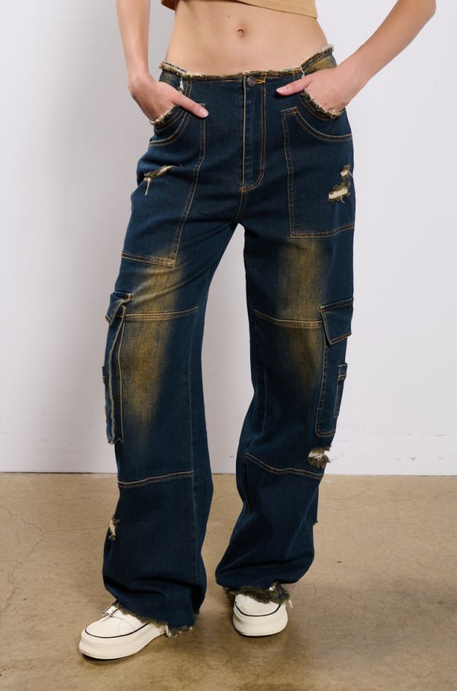 Front View Paris Lived Relaxed Fit Jeans