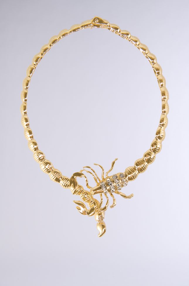 Side View Scorpio Necklace