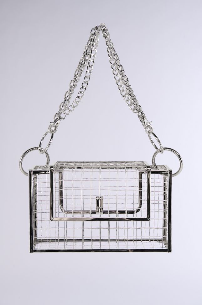 Side View Uncaged Metal Purse