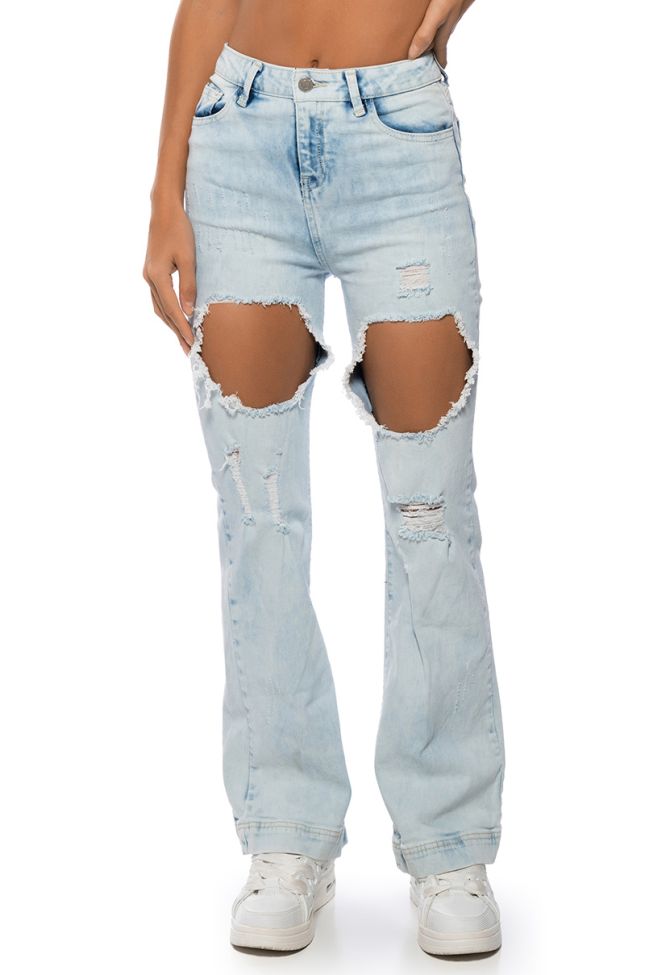 LOUEERA Ripped Jeans Distressed Jeggings Women, Pull on Skinny Denim Pant,  Slim Fit Trousers with Pocket, Boyfriend Petite (Size 7, Light Blue) at   Women's Jeans store