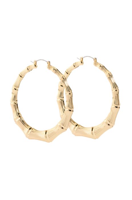 Akira City Slick Bamboo Hoops | Gold