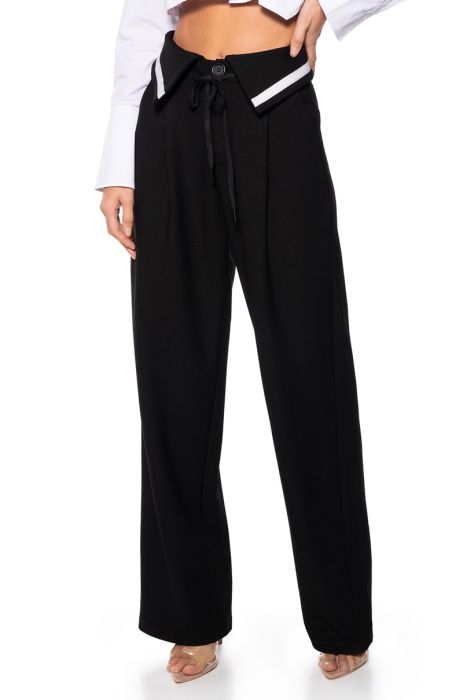 ELEVATED HIGH WAISTED TROUSER