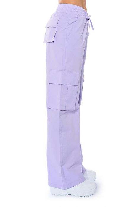 2DAWGS Drawstring Waist Tie Dye Harem Cargo Pants Purple M