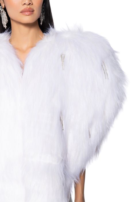 LIMITED EDITION STAR LOVER FAUX FUR HEART VEST