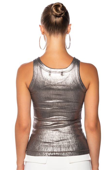 MELTED METALS BASIC LOUNGE TANK IN ANTHRACITE