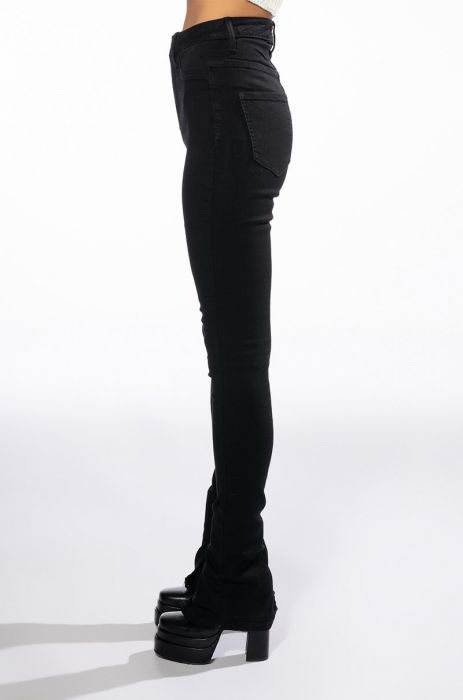 ZARA split slim Jeans High rise full length Sz 4 NWT