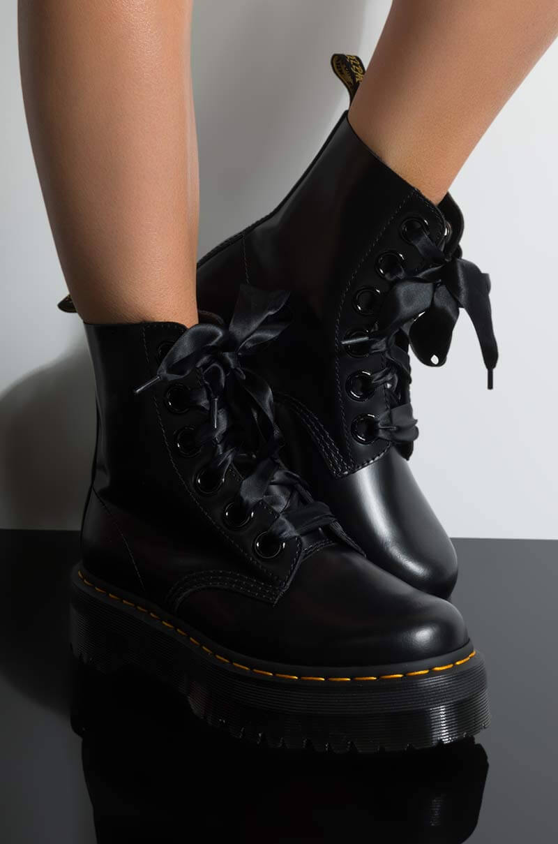 doc martens with bow