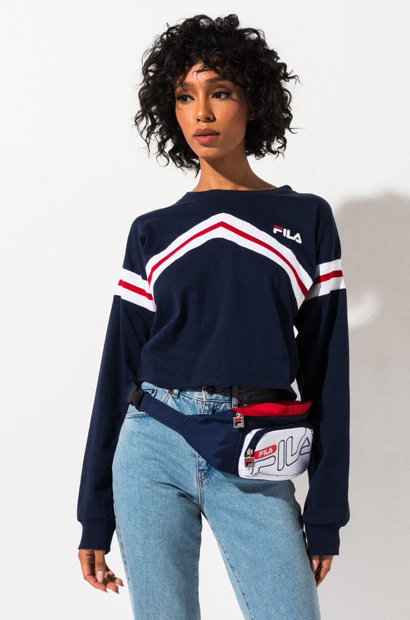 fila crop sweater