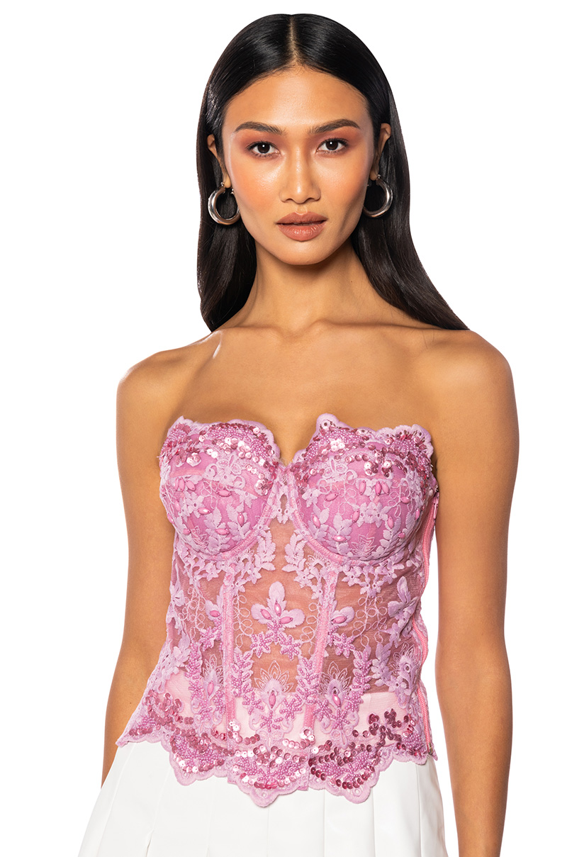 LET ME REMIND YOU CORSET IN PINK