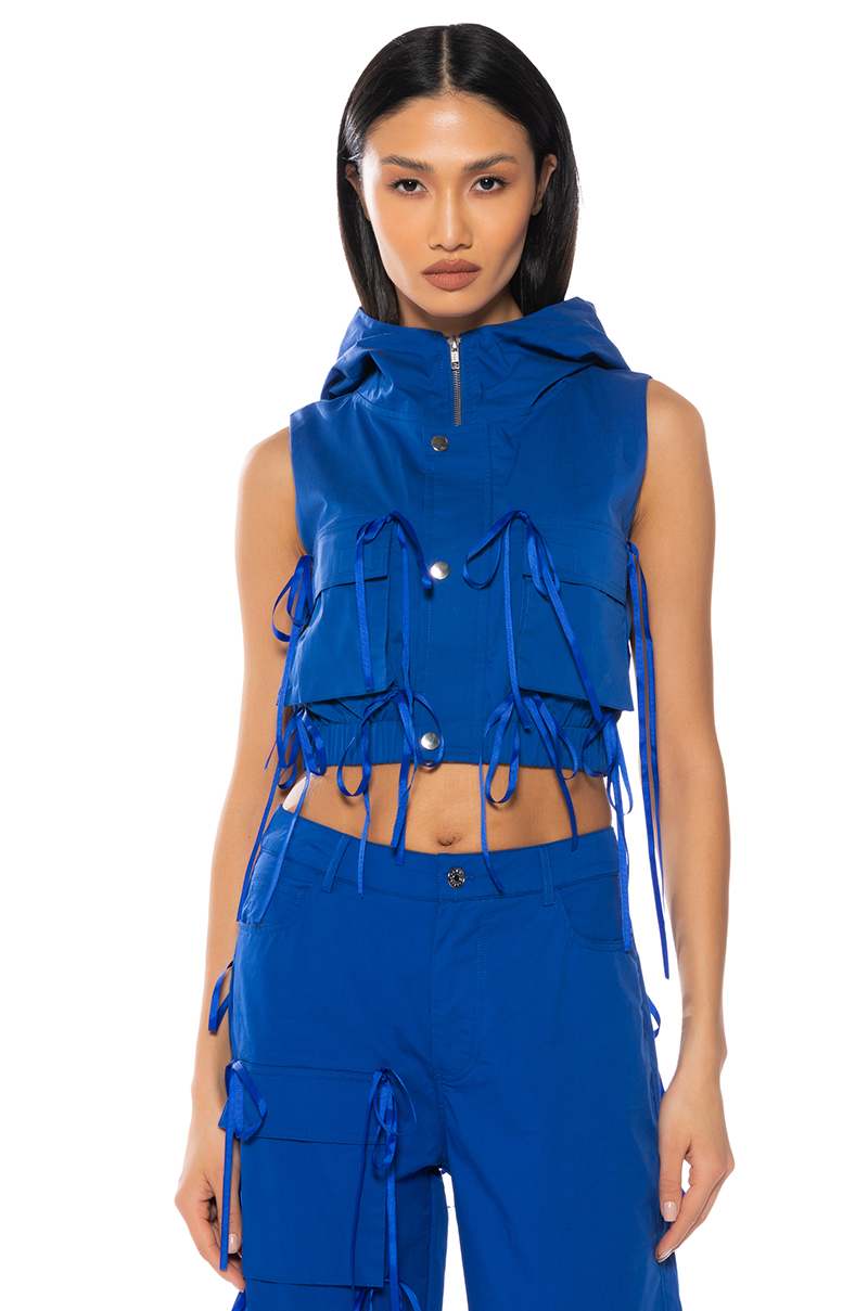 1334 - Full Control Body Shaper Vest ROYAL BLUE - ShopperBoard